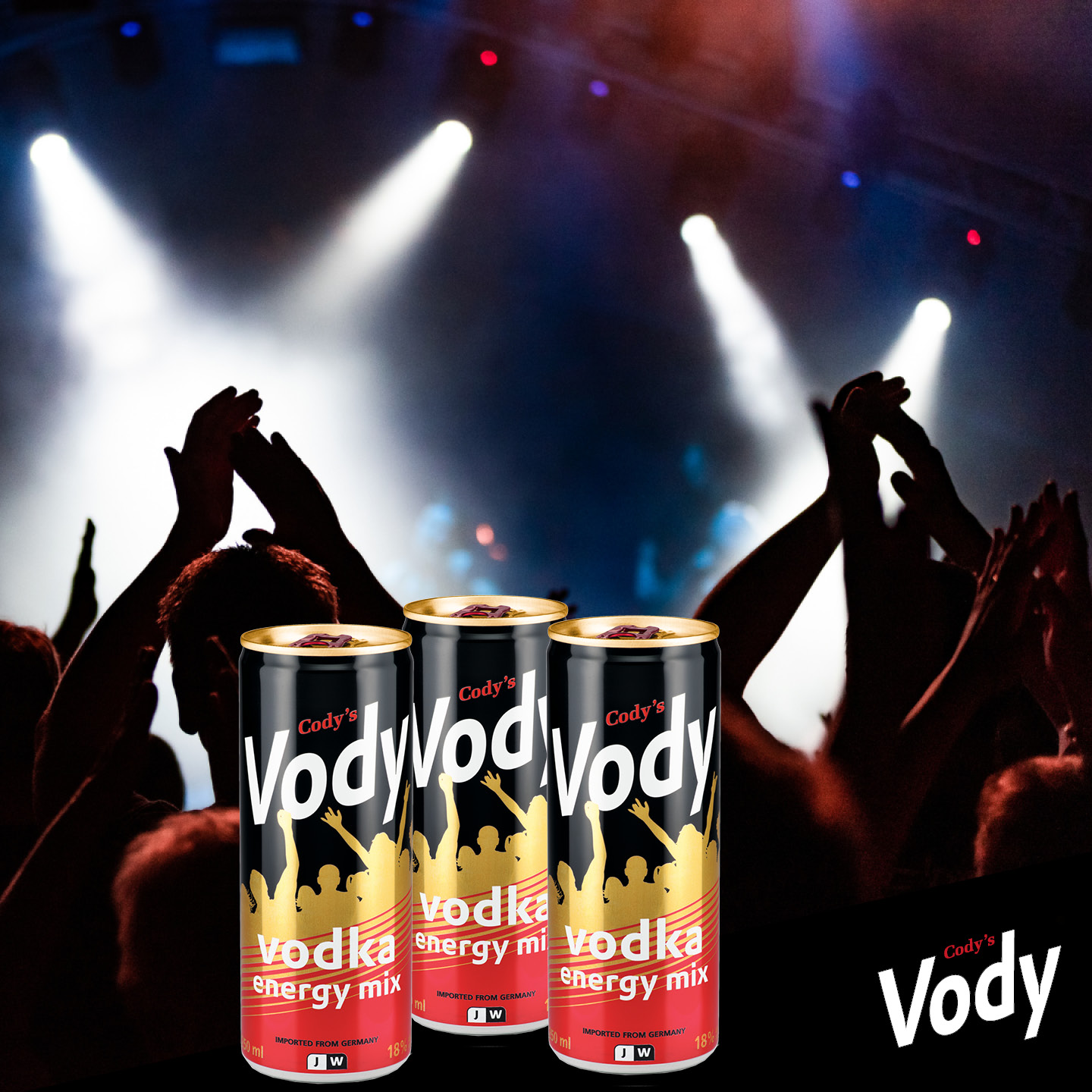 Vody Vodka Energy Mix Drink (Pack Of 24 Pcs) - VLN Solutions
